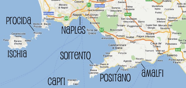 דרום איטליה מתחיל במפרץ נאפולי
